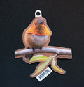 Rufous Hummingbird Perched on Branch Vinyl Sticker - 6" Die Cut
