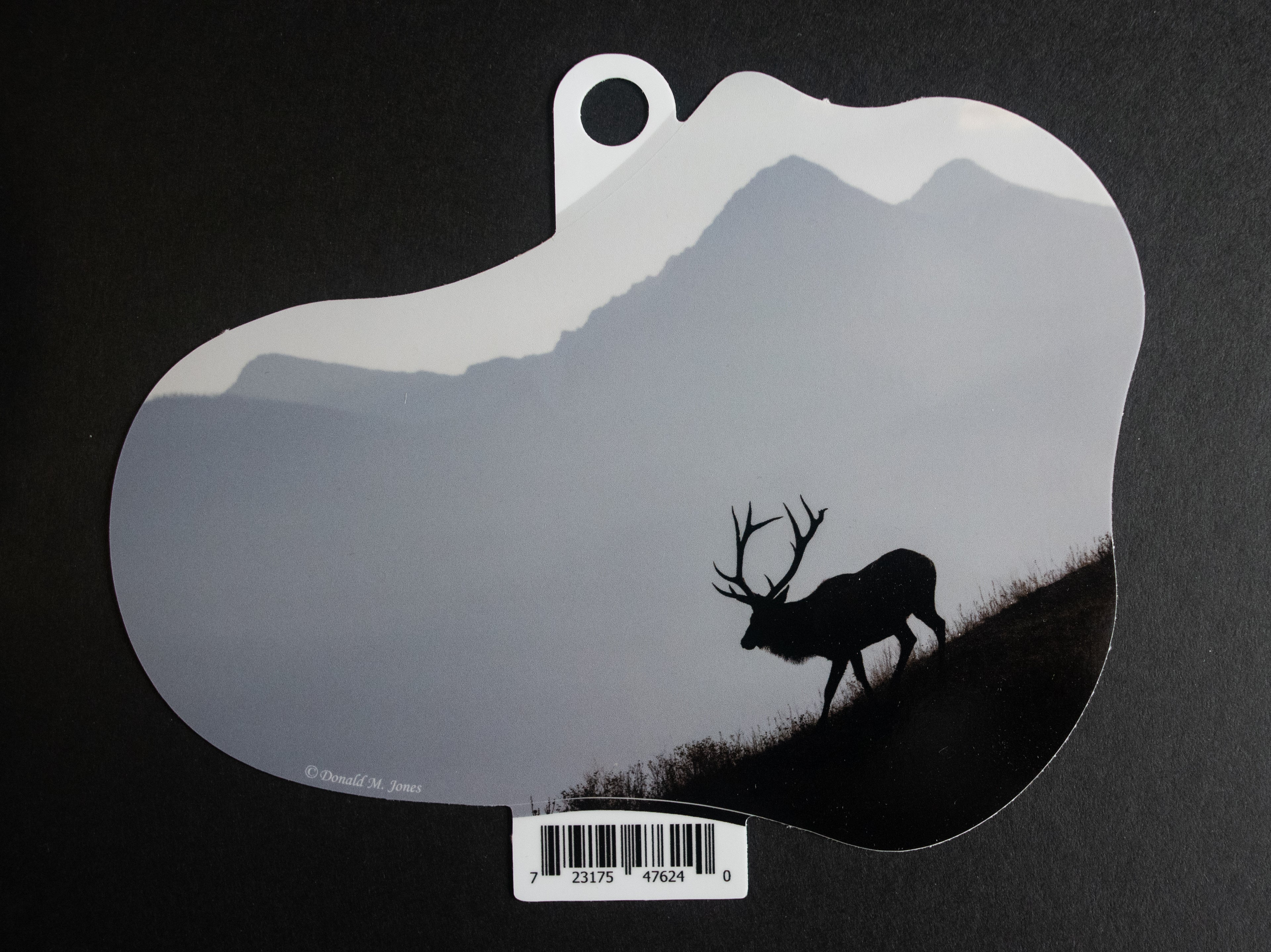 Bull Elk Silhouette