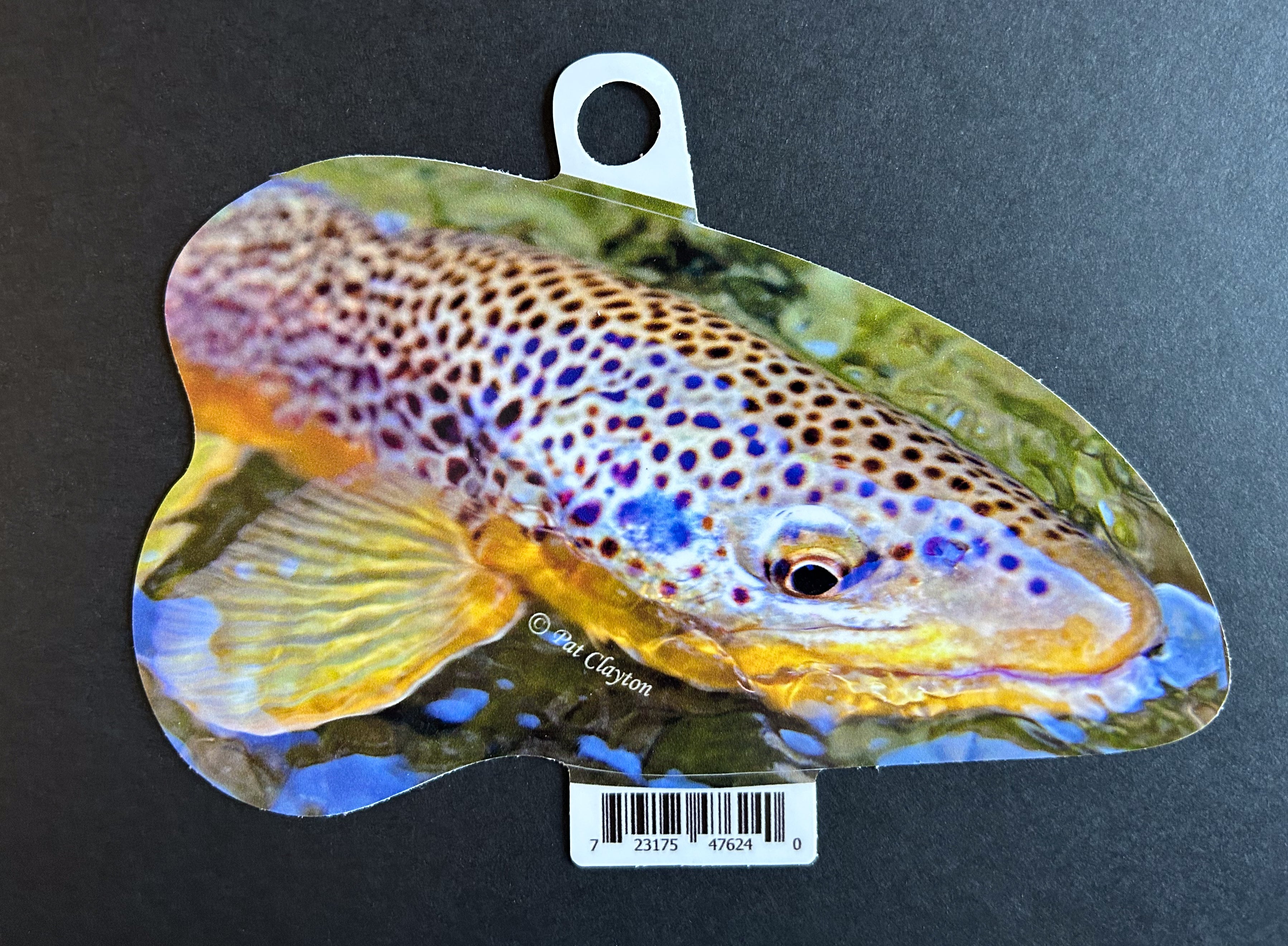 Brown Trout Vinyl Sticker - 6 Die Cut