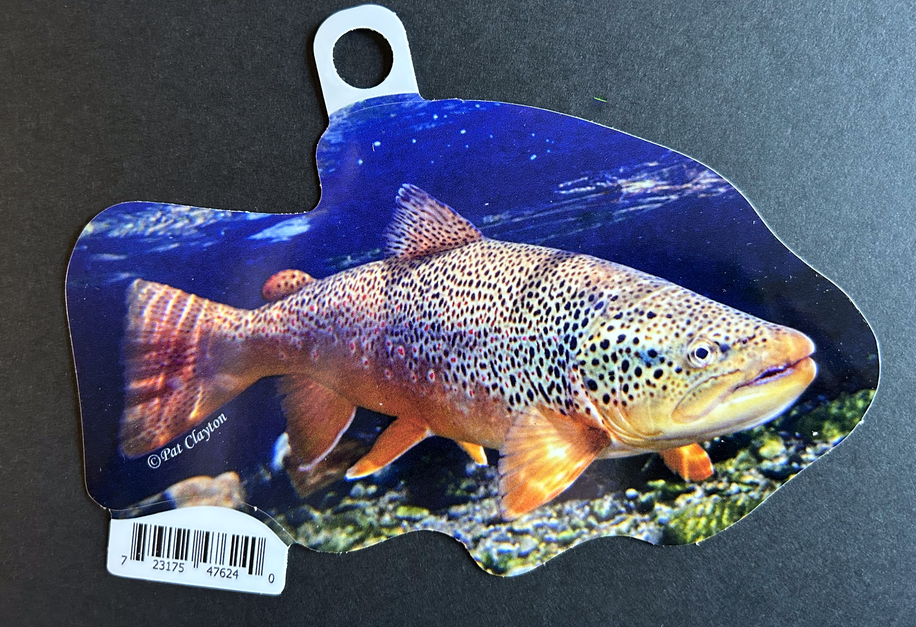 Brown Trout Viny Sticker - 6" Die Cut