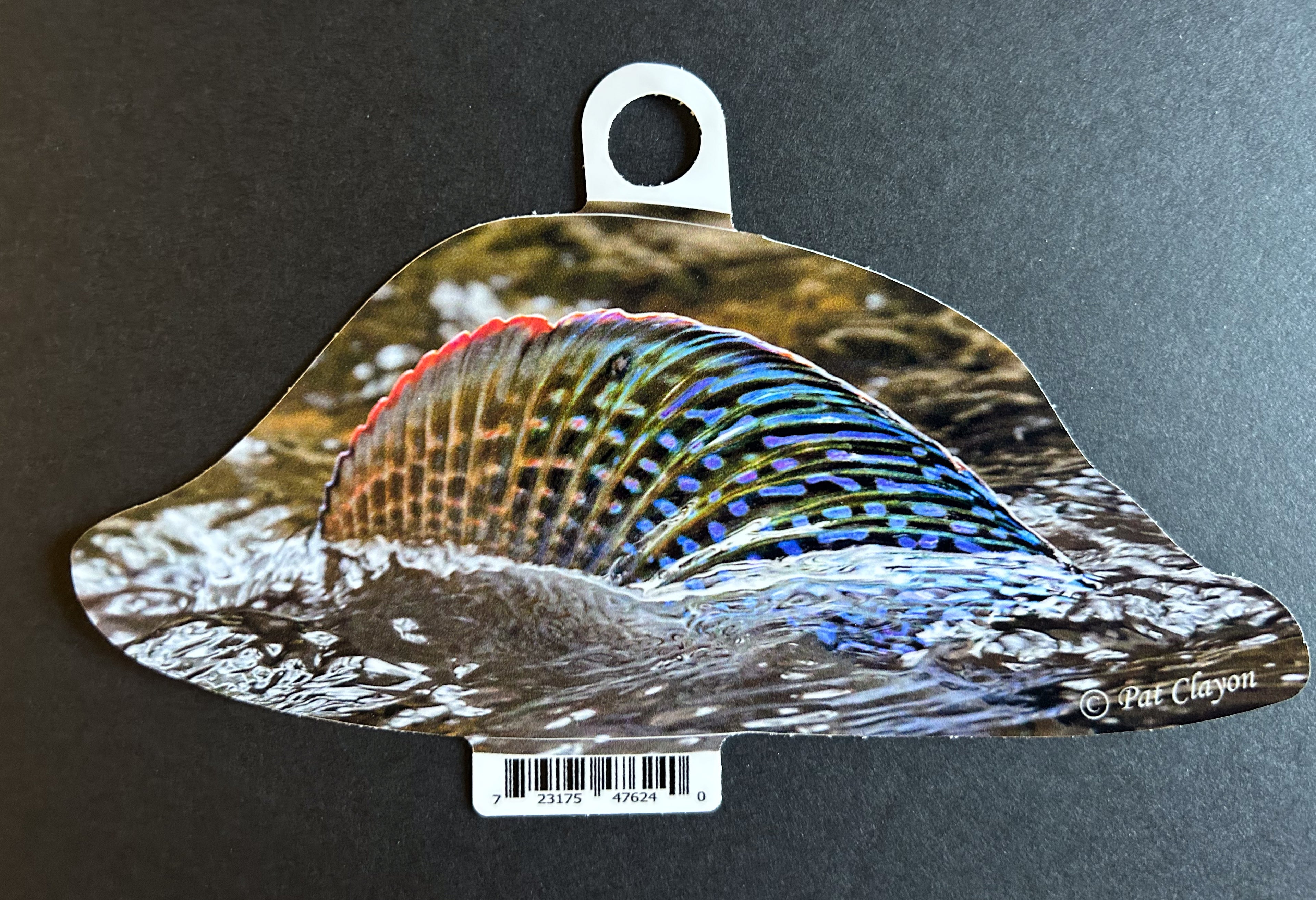 Grayling Finning Sticker - 6" Die Cut