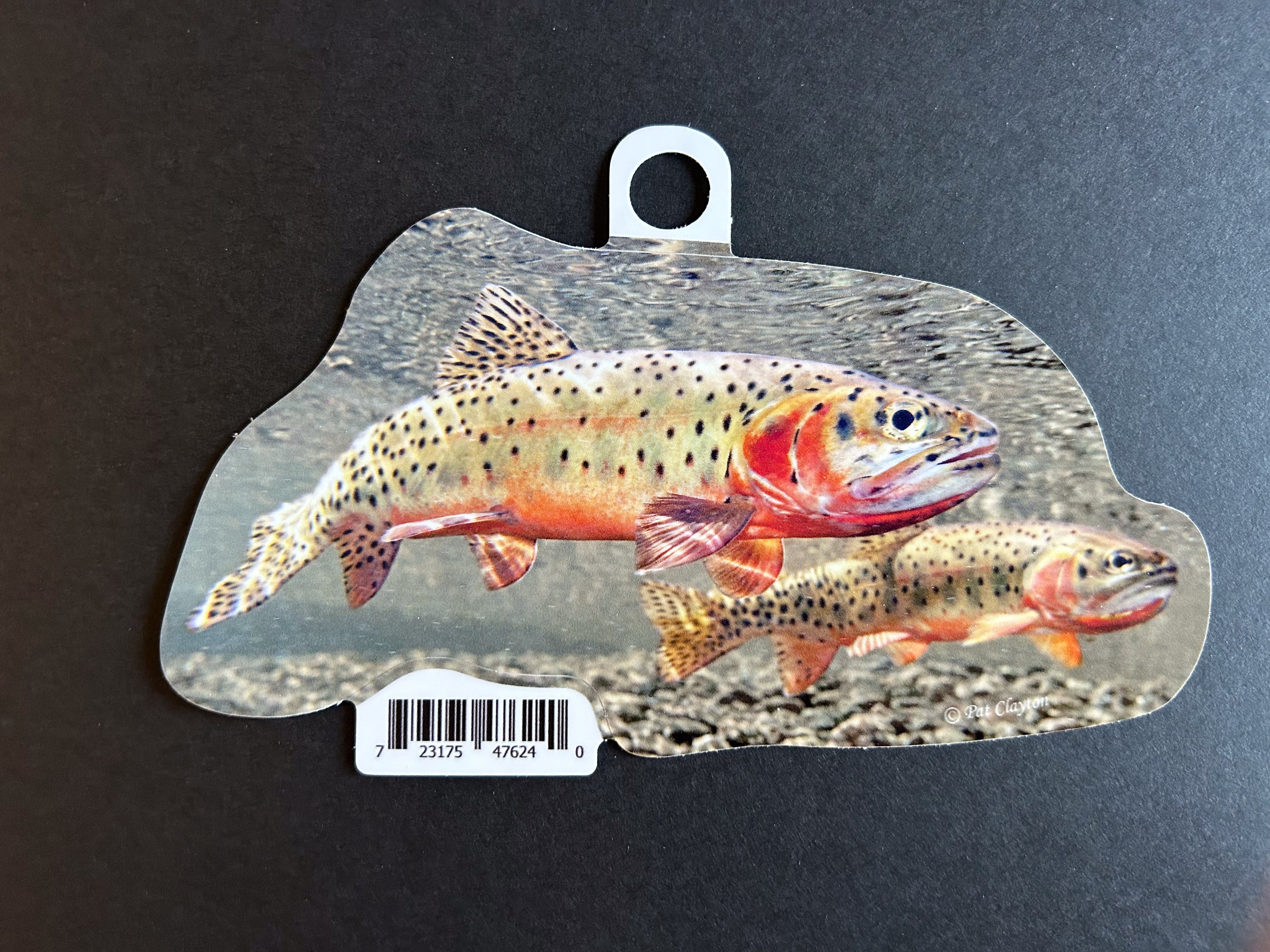 Fine Spotted Cutthroats - Trout Vinyl Sticker - 6" Die Cut