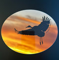 Sandhill Crane - Silhouette in Flight
