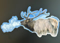 Bull Elk - Bugling on a Cold Day