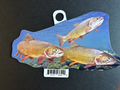 Three Fine Spotted Cutthroat Trout — Giant 15" Die-Cut Vinyl Sticker